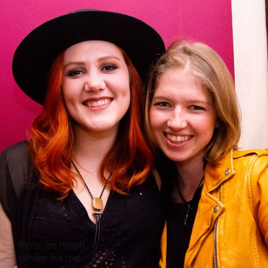 Rachel Laven and Grace Pettis at the Green Note, Camden, London. Photo: Jon Himoff